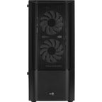 Aerocool quantum mesh v3 midi tower behuizing (zwart grijs | 3x usb-a | rgb | window)