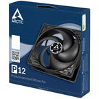Arctic p12 case fan (zwart, 120 x 120 x 25 mm)