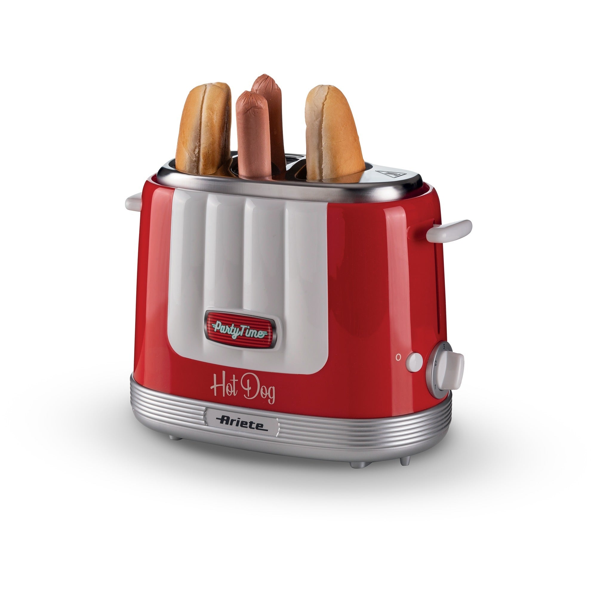 Ariete party time hotdogmaker 0206 00 hot dog maker (rood wit)