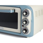 Ariete vintage oven 0979 05 mini bakoven (wit lichtblauw, 18 liter)