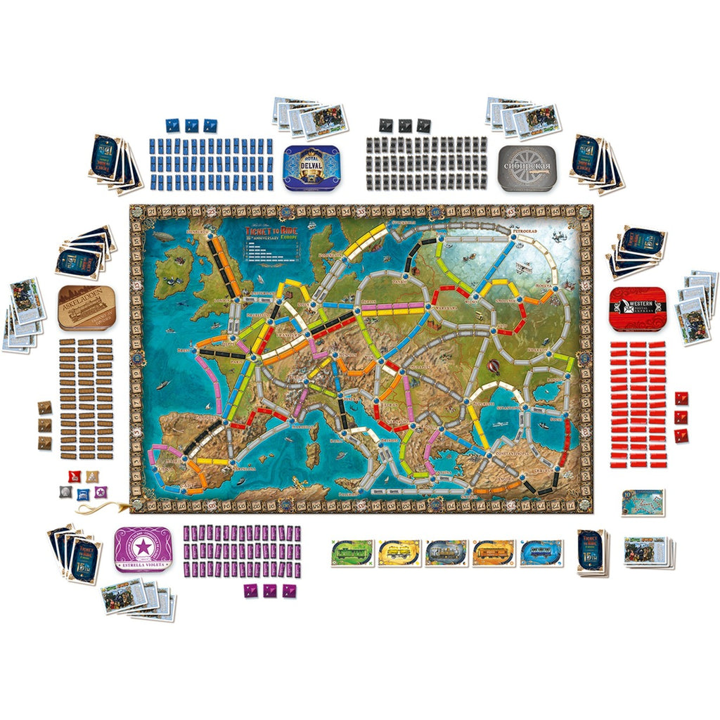 Asmodee Ticket to Ride Europe 15th Anniversary NL