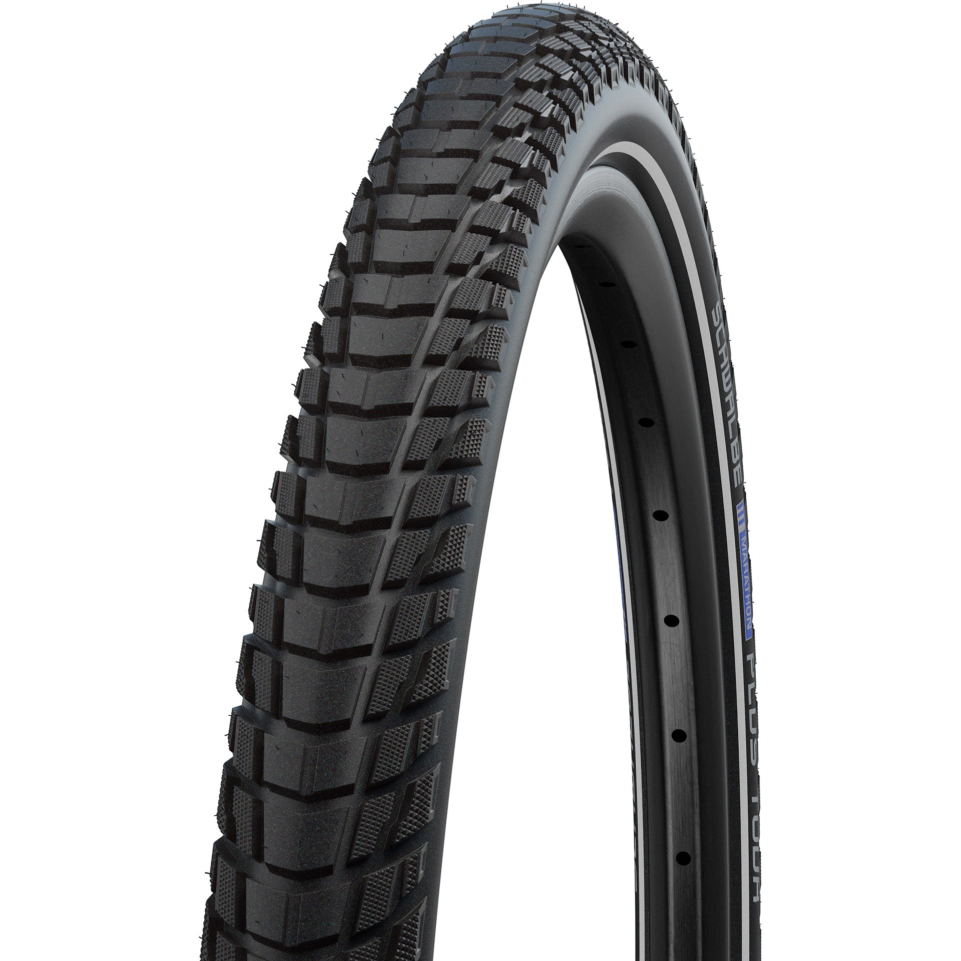 Schwalbe marathon plus tour 28x2.15 (55-622) wired performance line addix e black+reflex