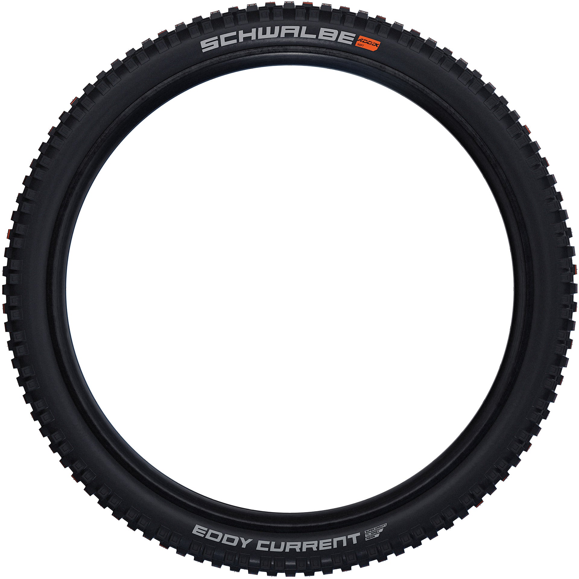 Schwalbe vouwband eddy current rear evolution 65-622 tle zwart