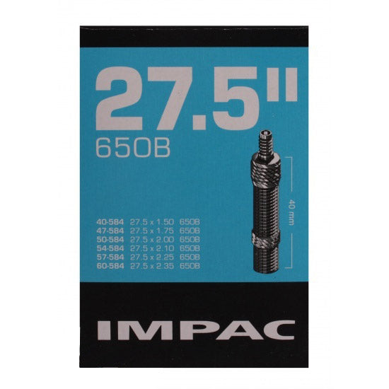 Schwalbe impac binnenband (by ) dv27.5 27.5x1.50 -27.5x2.35 etrto 40 60--584 ventiel 40mm: blitz