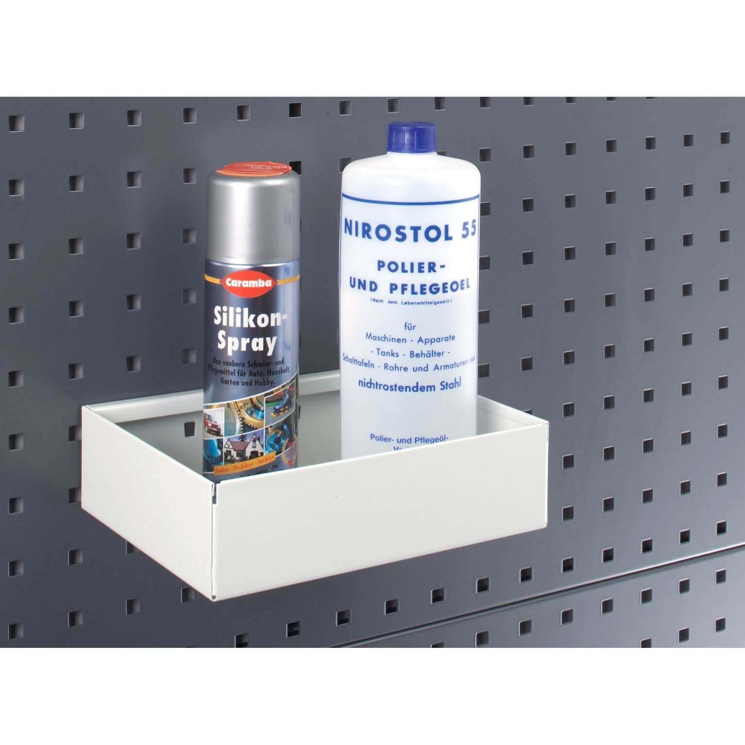 Bott opbergkist | h65xb450xd175mm | lichtgrijs | passend voor geperforeerde platen | 1 stuk - 14014038.16 14014038.16