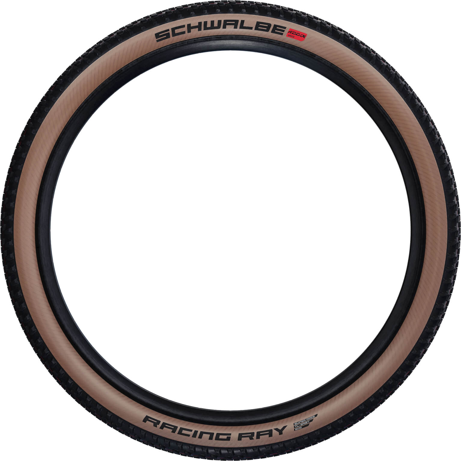 Vouwband Schwalbe Racing Ray Super Race 29 x 2.25 57-622 mm - transparent sidewall