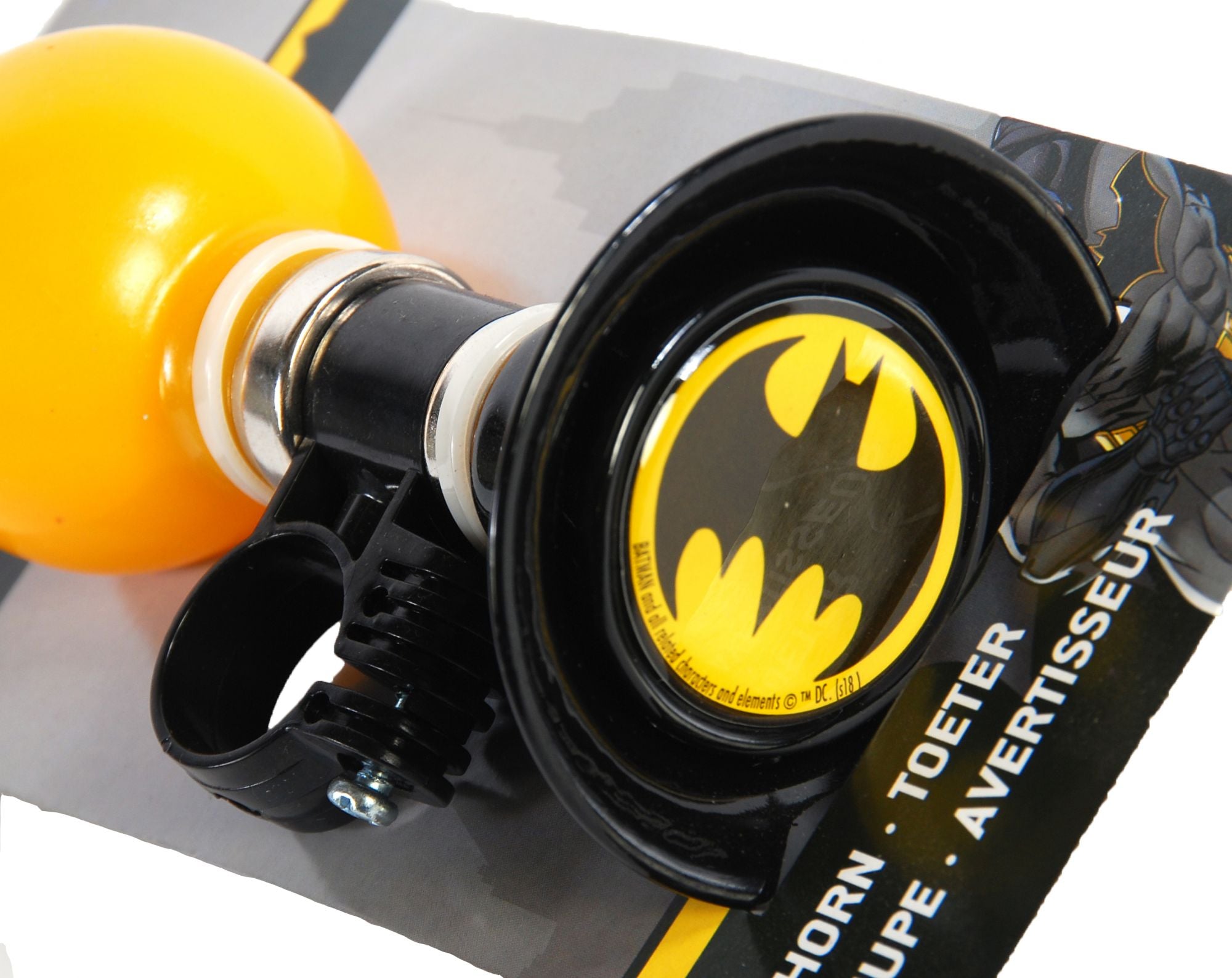 Batman Fietstoeter - Jongens - Zwart Geel