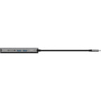 Belkin connect meerpoorts 6-in-1 usb-c hub dockingstation (zilver)
