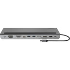 Belkin connect 11-in-1 usb-c hub dockingstation (zilver zwart)