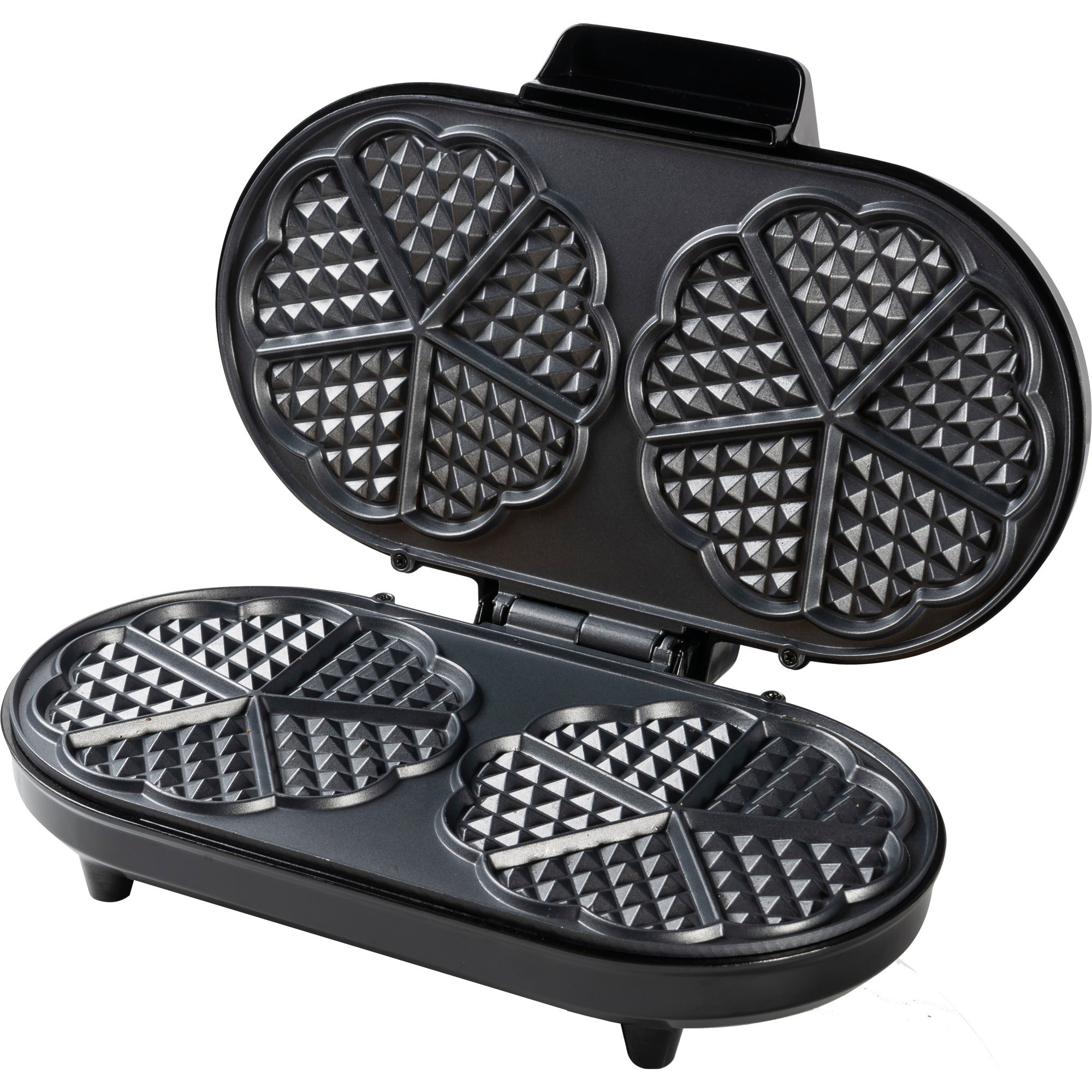 Bestron ADWM730S Dubbele wafelmaker voor klassieke hartvor