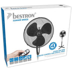 Bestron ASV45ZR Statiefventilator met afstandsbediening en