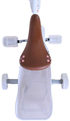 Volare blossom kinderfiets - meisjes - 12 inch - wit - twee handremmen