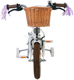Volare blossom kinderfiets - meisjes - 12 inch - wit - twee handremmen