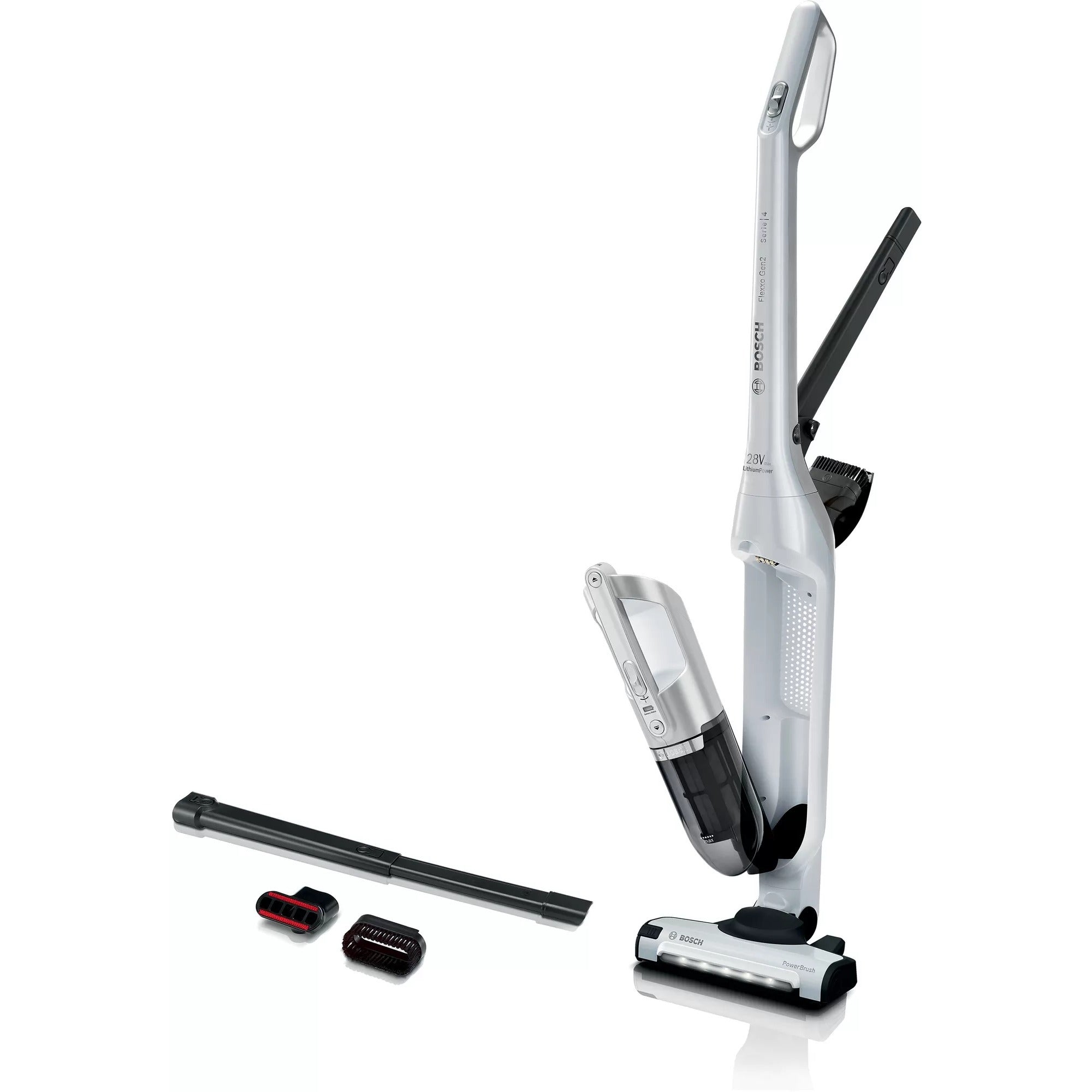 Bosch serie 4 draadloze steelstofzuiger flexxo gen2 28vm