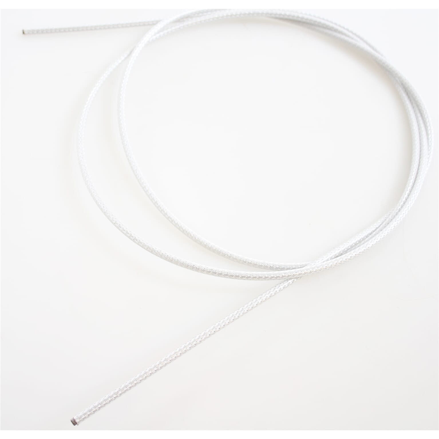 Cortina buitenkabel schakel white braid