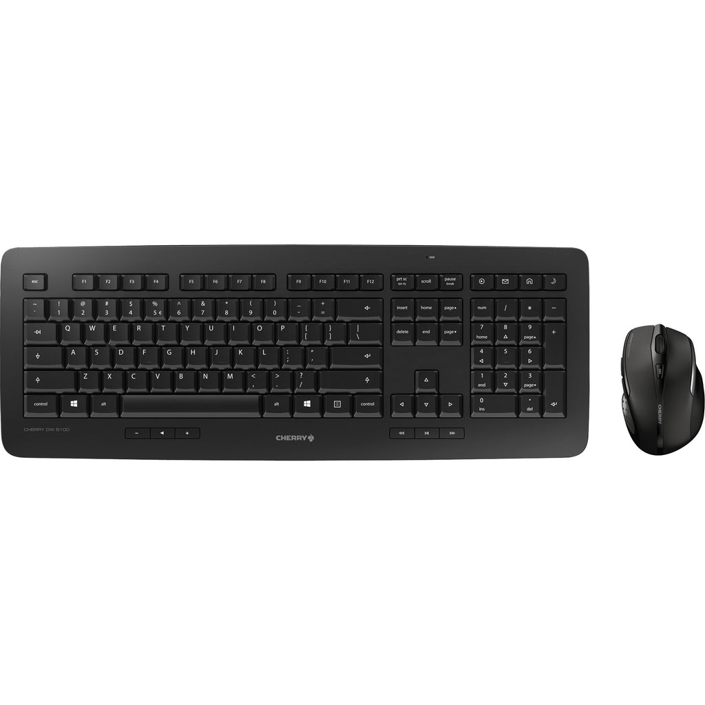 Cherry dw 5100, desktopset (zwart, us lay-out)