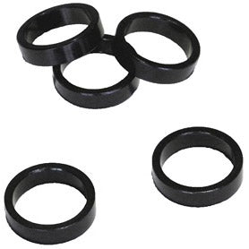 Vwp balhoofdtussenring spacer alu 10mm 1.1 8 zwart p 5