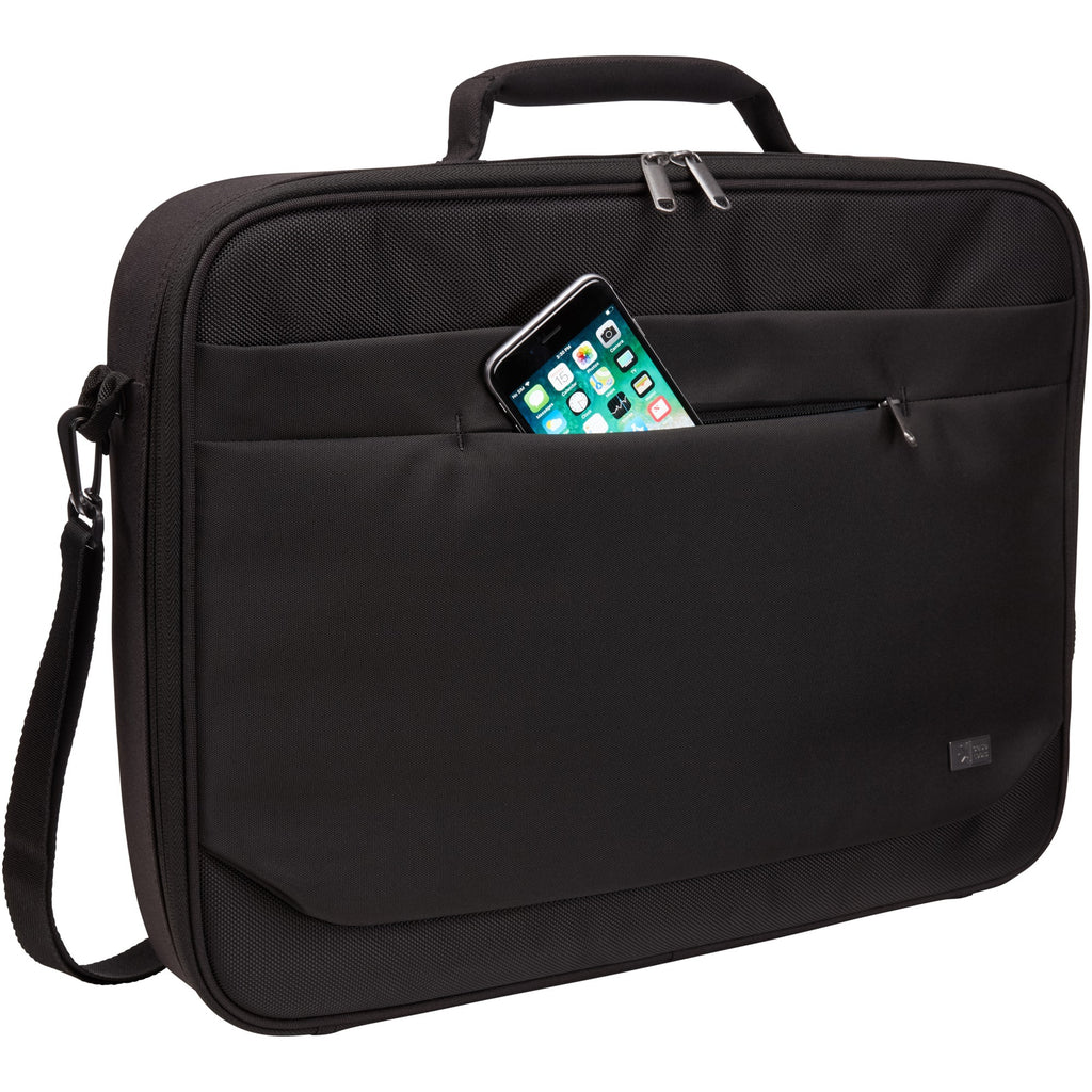 Case logic advantage 17,3 clamshell bag notebooktas laptoptas (zwart)
