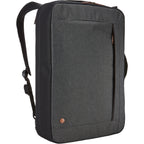 Case logic era 15.6 hybrid briefcase eracv-116-obsidian laptoptas (donkergrijs)