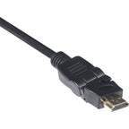 Club 3d hdmi 2.0 360° rotary kabel (zwart, 2 meter, 4k 60hz)