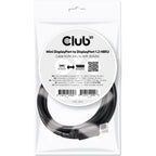 Club 3d mini displayport - displayport 1.2 kabel (zwart, 2 meter)