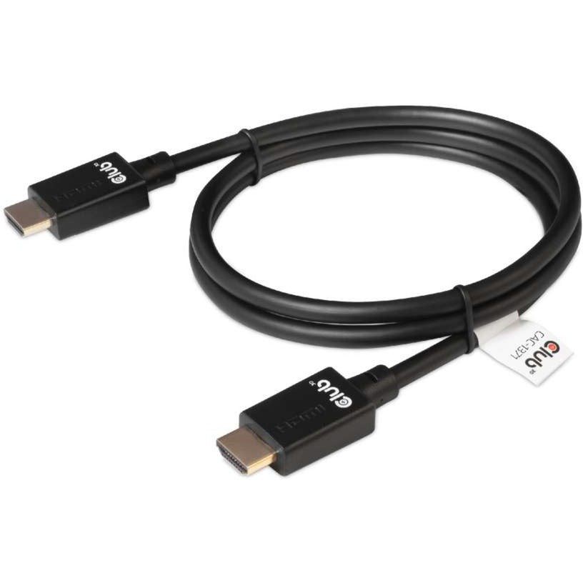 Club 3d ultra high speed hdm kabel (zwart, 1 meter, 4k 120hz, 8k 60hz, 48gbps)