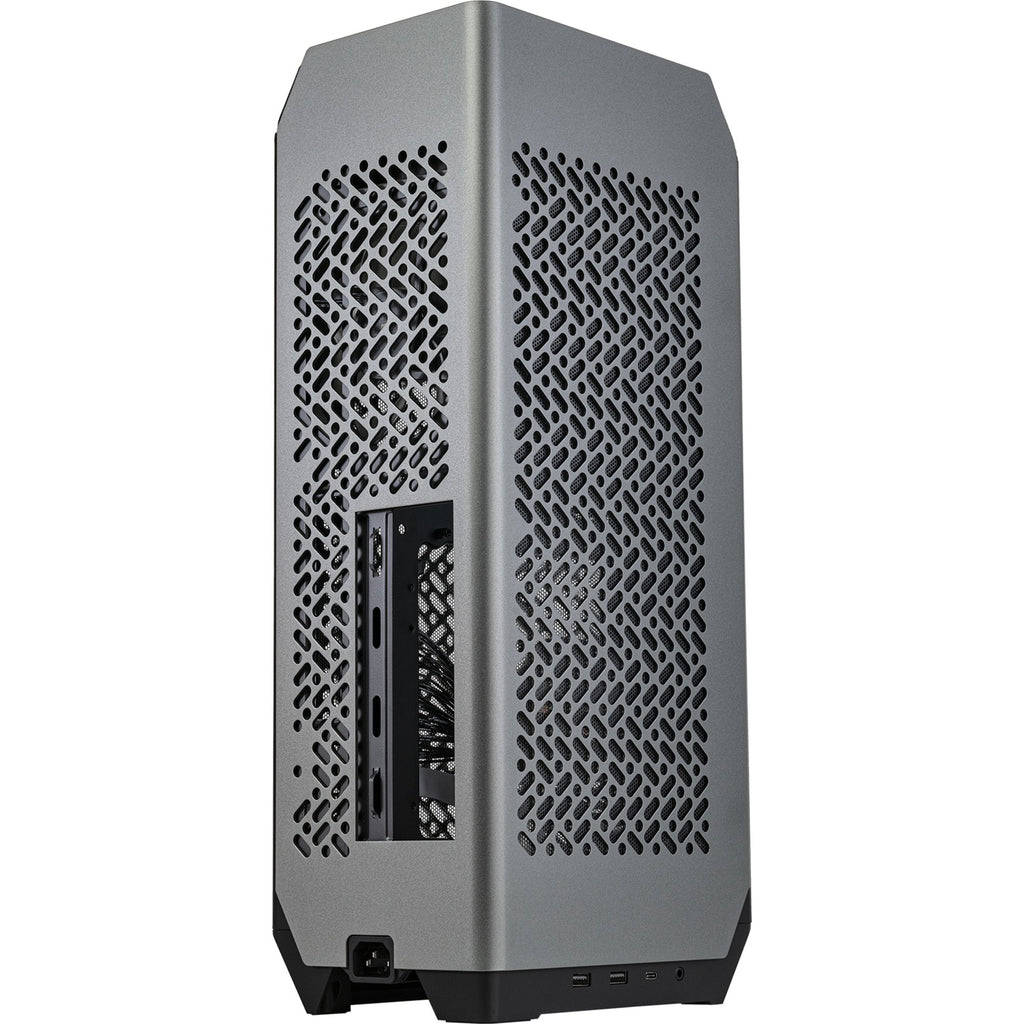Cooler master ncore 100 max mini tower behuizing (donkergrijs | 2x usb-a | 1x usb-c)