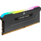Corsair 32 gb ddr4-3200 (2x 16 gb) kit werkgeheugen (zwart, cmh32gx4m2e3200c16, vengeance rgb pro sl, xmp 2.0)