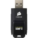 Corsair flash voyager slider x1 usb 3.0 128 gb usb-stick (zwart, cmfsl3x1-128gb)