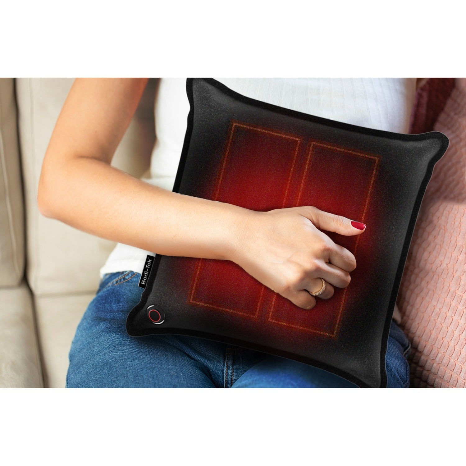 Cozy tove verwarmingskussen 45x60 cm warmtekussen (zwart)