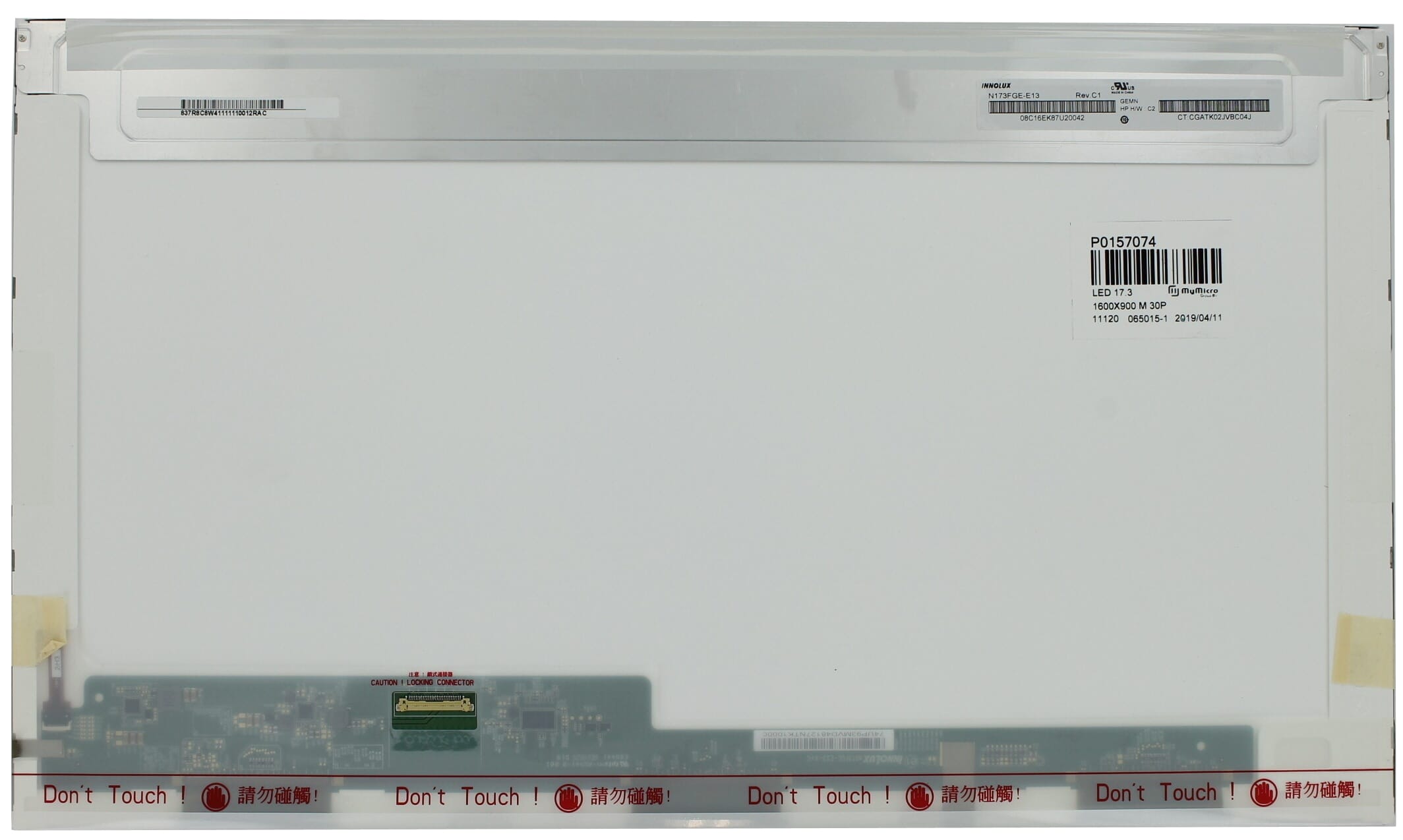 17.3 inch lcd scherm 1600x900 mat 30pin edp