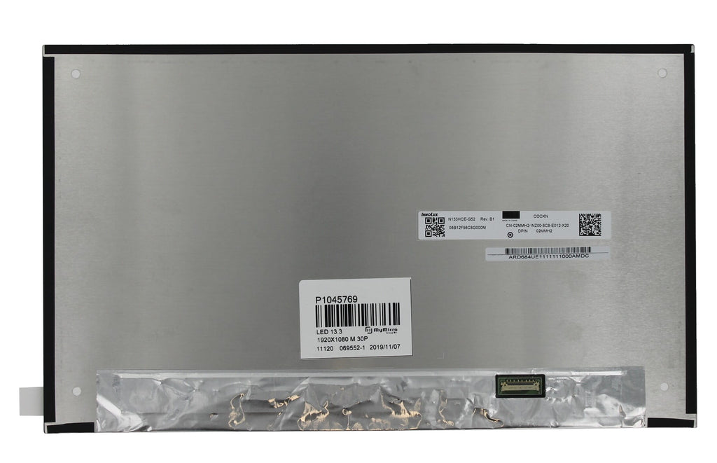 13.3 inch lcd scherm 1920x1080 mat 30pin edp, ips, 17mm