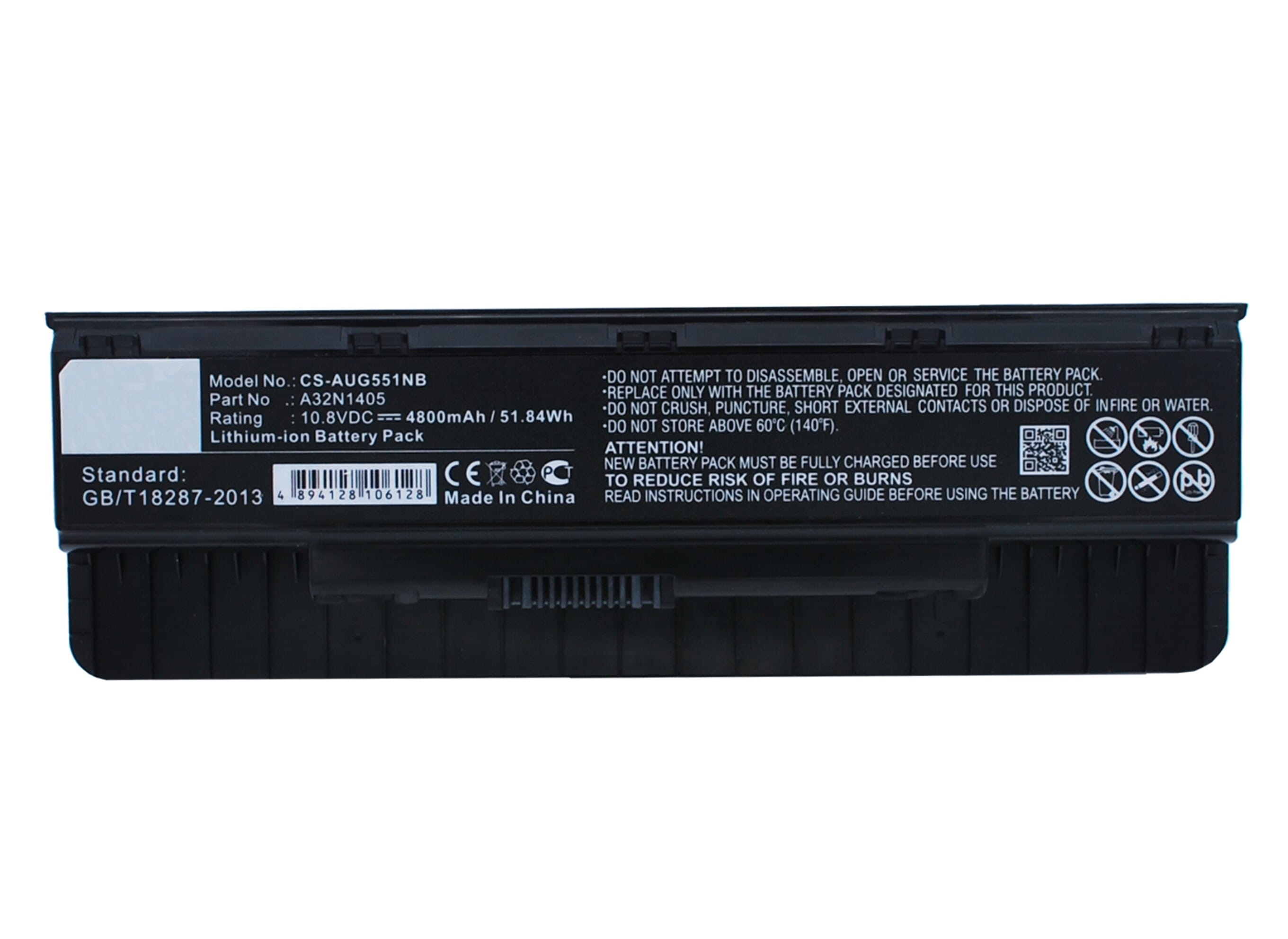 Laptop accu 10.8v 52wh 4800mah