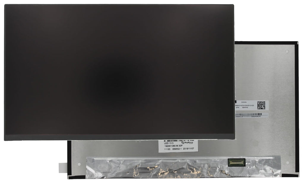 13.3 inch lcd scherm 1920x1080 mat 30pin edp, ips, 17mm