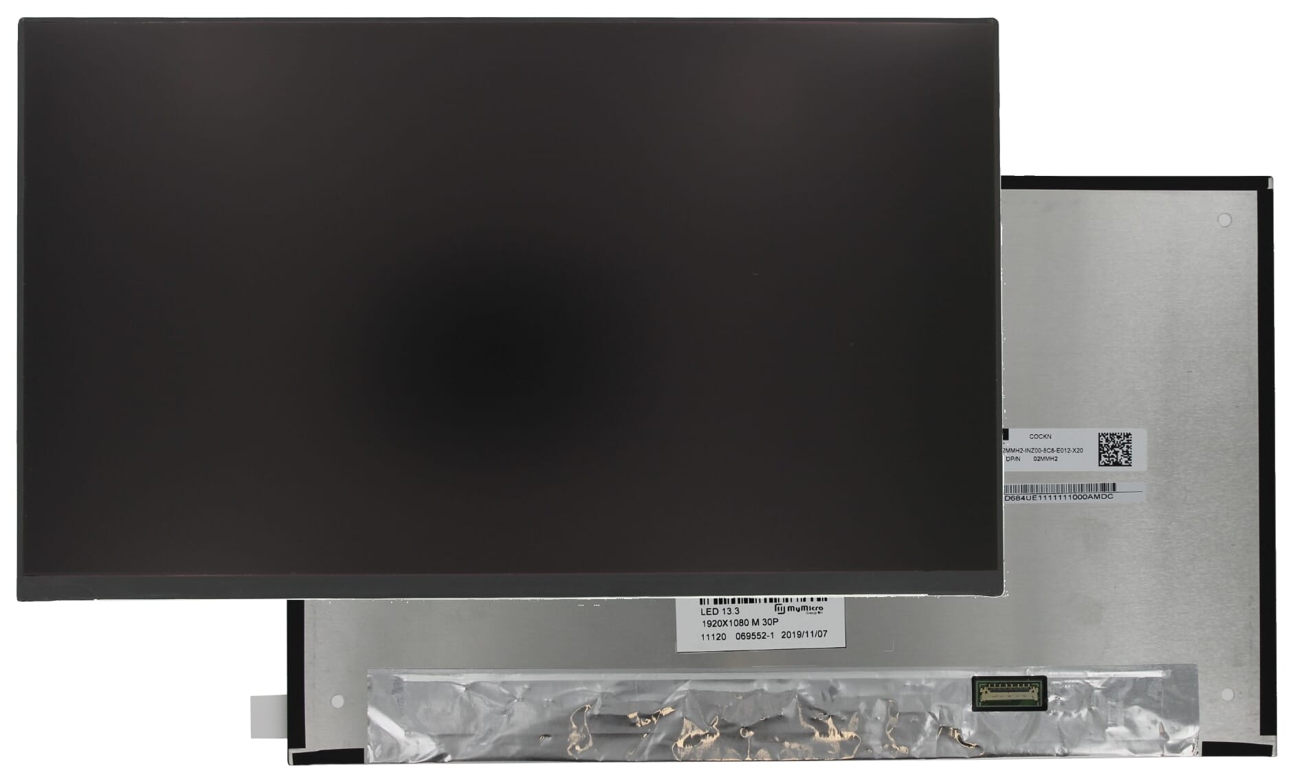13.3 inch lcd scherm 1920x1080 mat 30pin edp, ips, 17mm