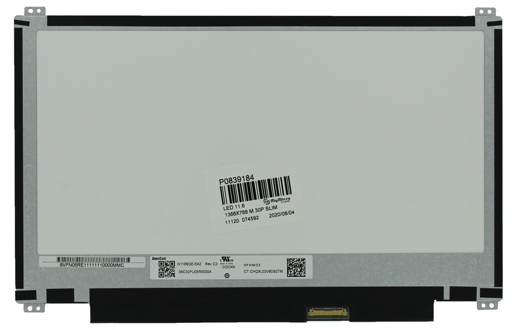 11.6 inch lcd scherm 1366x768 mat 30pin edp