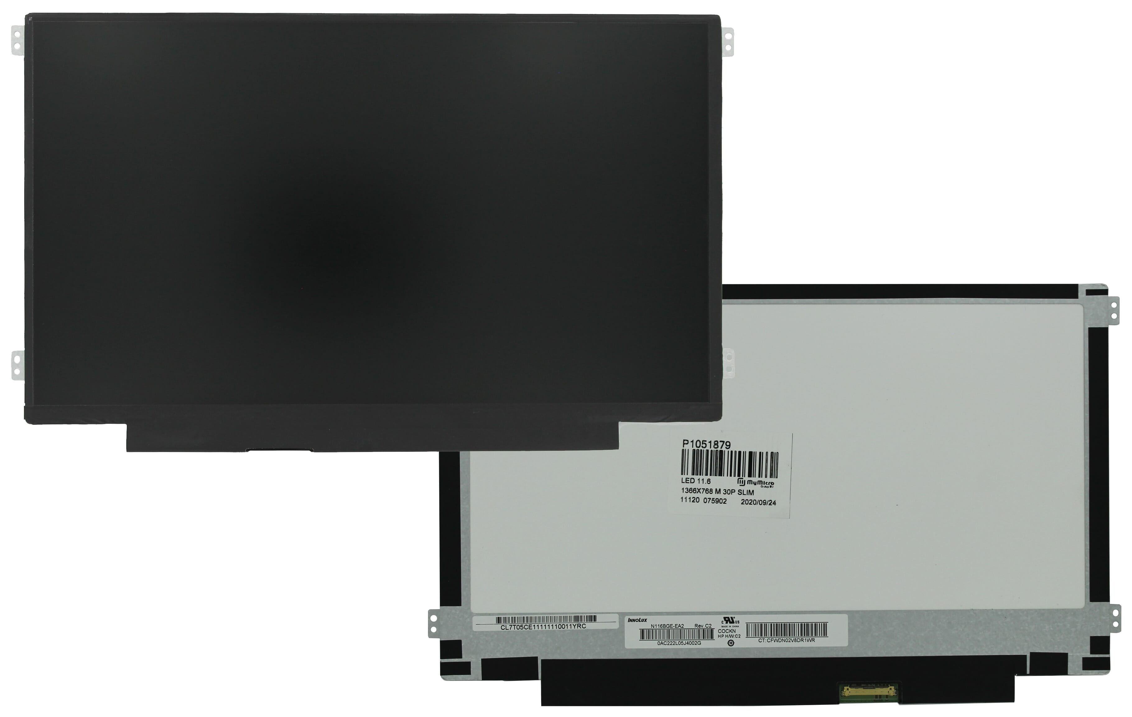 11.6 inch lcd scherm 1366x768 mat 30pin edp