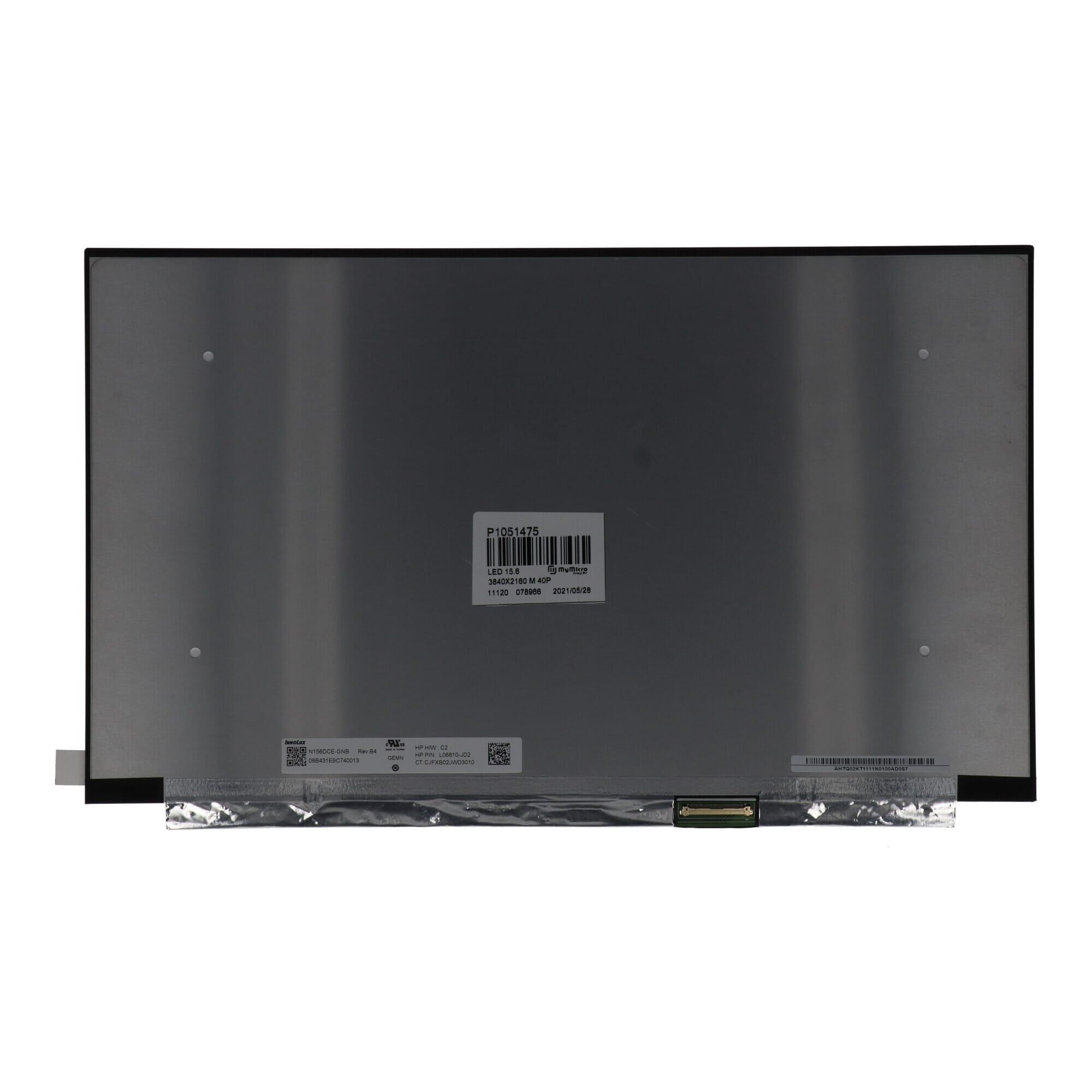 15.6 inch lcd scherm 3840x2160 mat 40pin edp, ips
