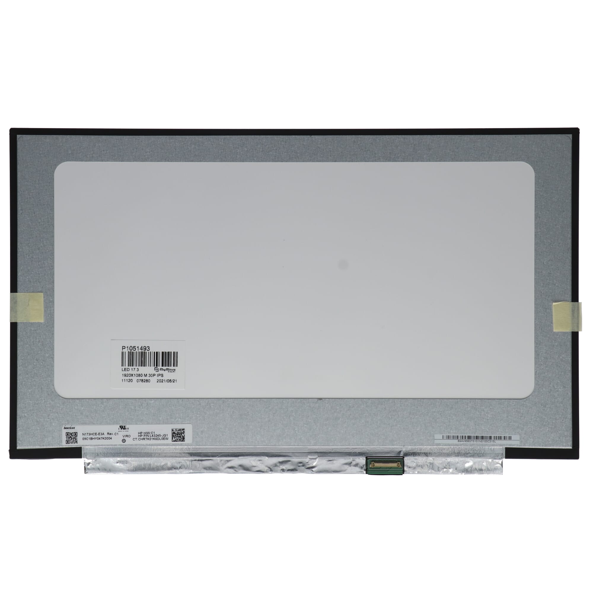 17.3 inch lcd scherm 1920x1080 mat 30pin edp, ips