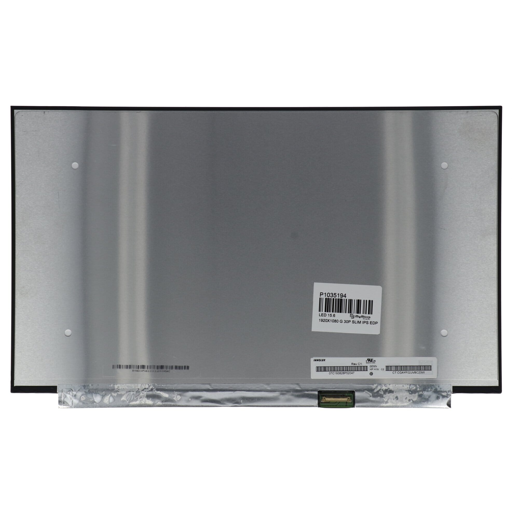 15.6 inch lcd scherm 1920x1080 glans 30pin edp, ips