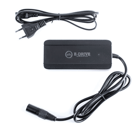 Acculader e-bike 42v 2a xlr 4-polig voor qwic