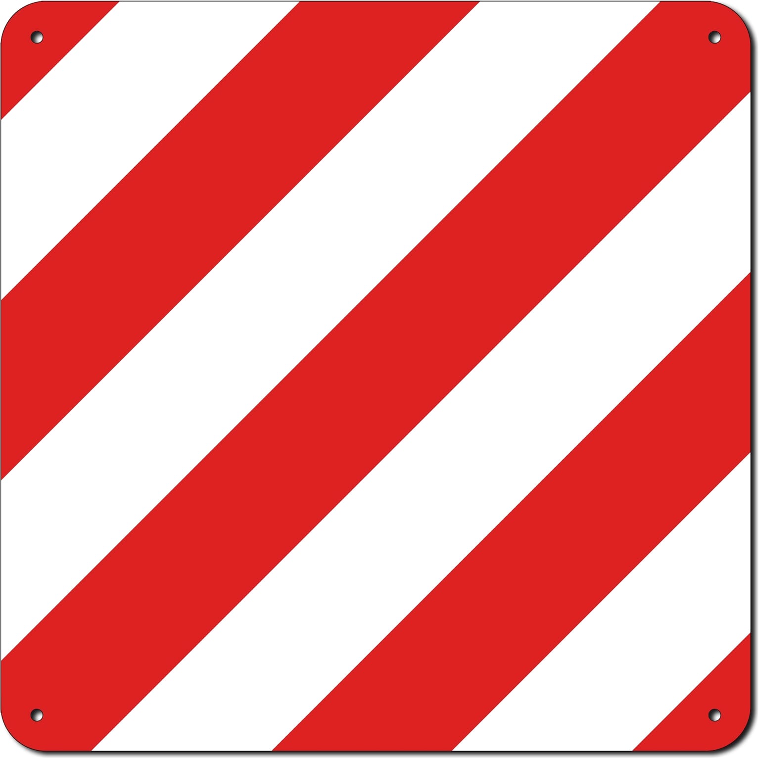 Ds hoesd star waarschuwingsbord 50x50