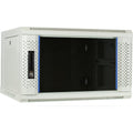 Dsi 6u witte wandkast met glazen deur - ds6406w server rack (wit, 600 x 450 x 368mm)