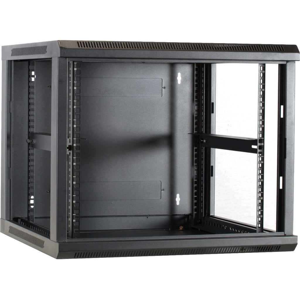 Dsi 9u wandkast met glazen deur - ds6609 server rack (zwart, 600 x 600 x 500mm)