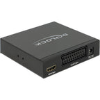 Delock converter scart hdmi > hdmi scaler (zwart)
