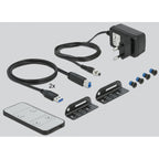 Delock hdmi kvm switch kvm-switch (zwart, 4k 60 hz, usb 3.0, audio)