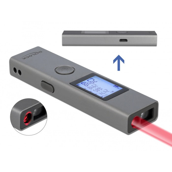 DeLOCK Laser Distance Meter 3cm 40M