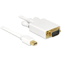 Delock mini displayport > vga adapter (wit, 1 meter)