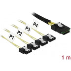 Delock mini sas sff-8087 > 4x sata 7-pin adapter (1 meter)