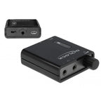 Delock portable stereo hoofdtelefoon versterker (zwart)
